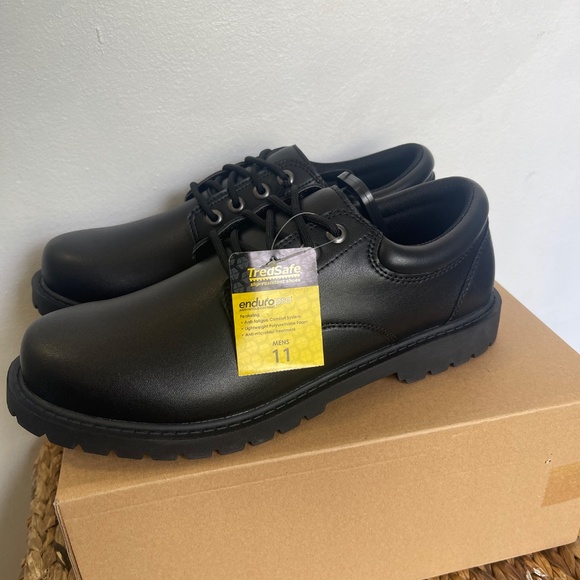 Men’s Non-Slip Work Shoes – Size 11, Black - Picture 8 of 10